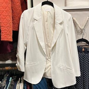Morning Lavender White Cream Women's Blazer